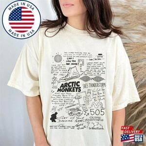 Arctic Monkey Shirt Monkeys Band T-Shirt Tour   Unisex
